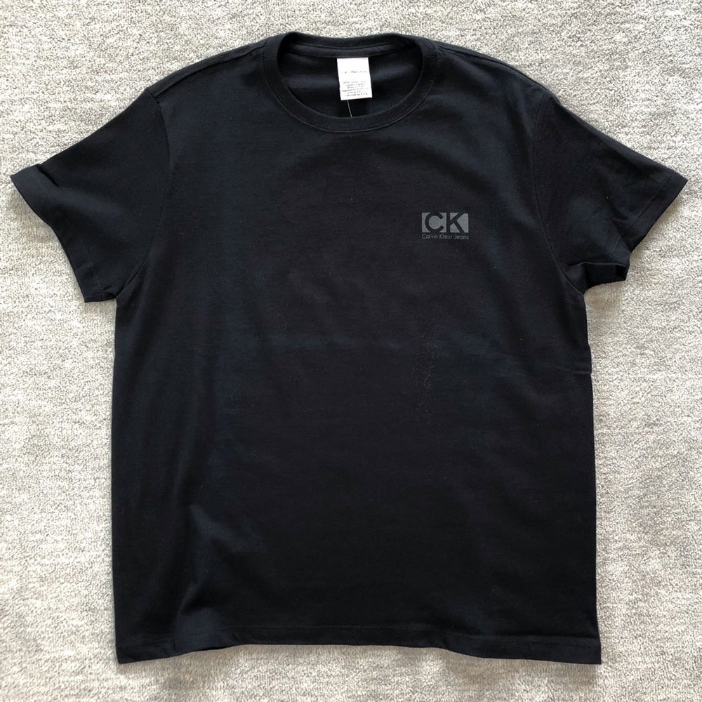 Calvin Klein Jeans NWT Women’s Black Logo Tee